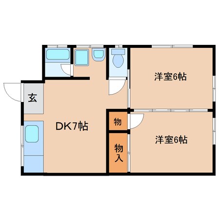 静岡駅 バス24分  川合下車：停歩5分 1階の物件間取画像